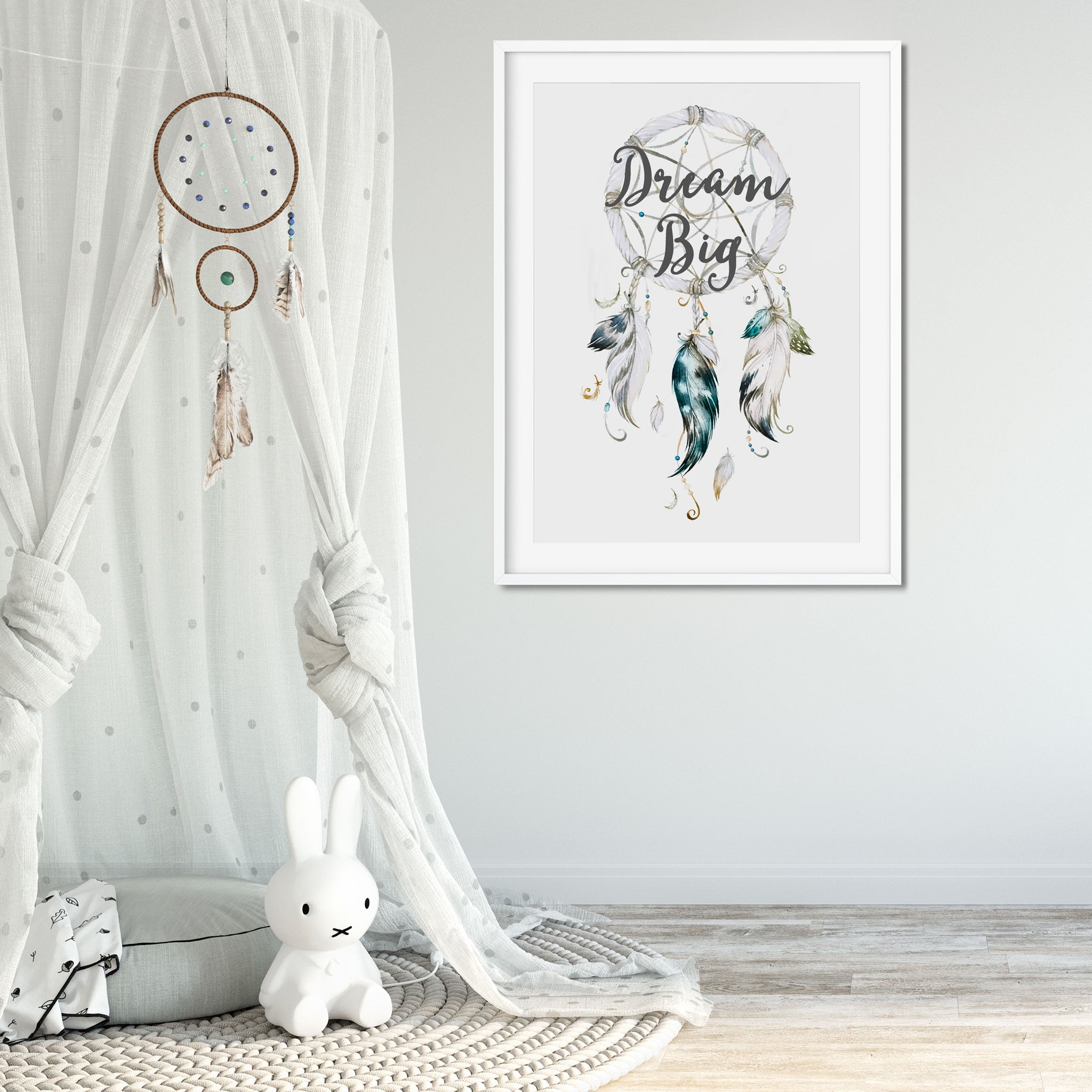 Dream Big Dreamcatcher Print