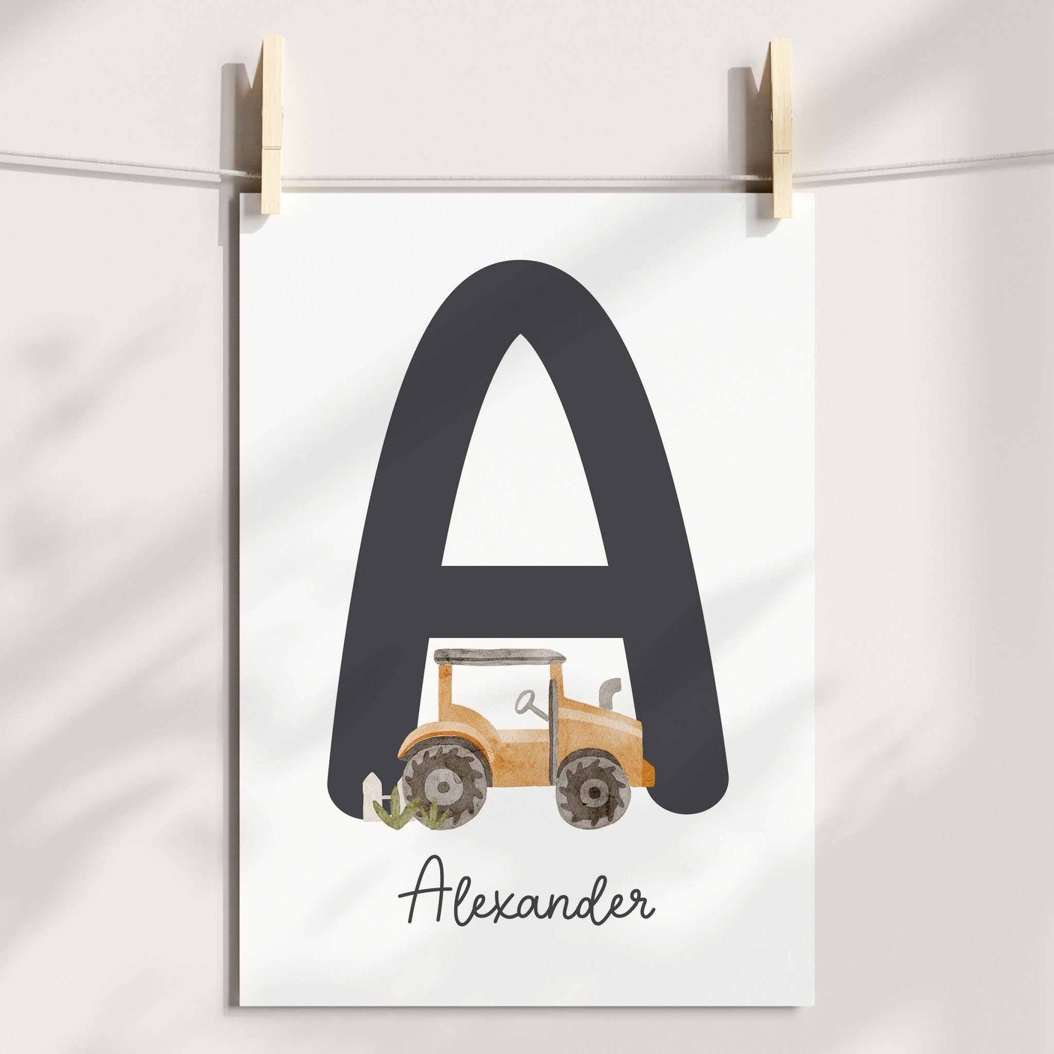 Farm Alphabet, Numbers & Name Prints
