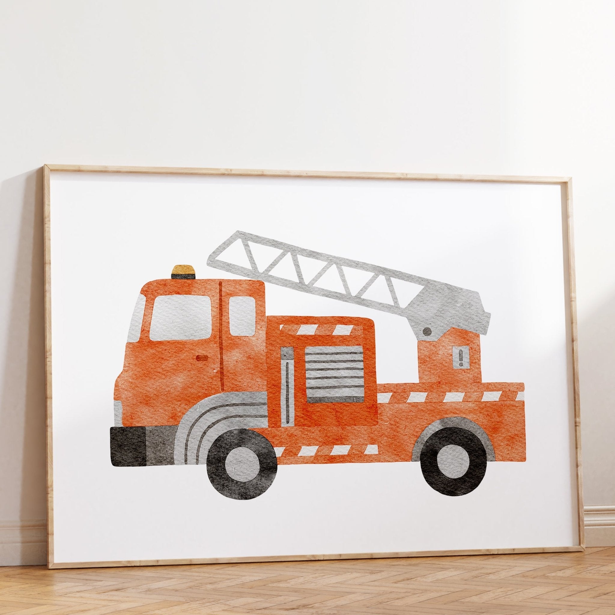 Fire Tuck Print