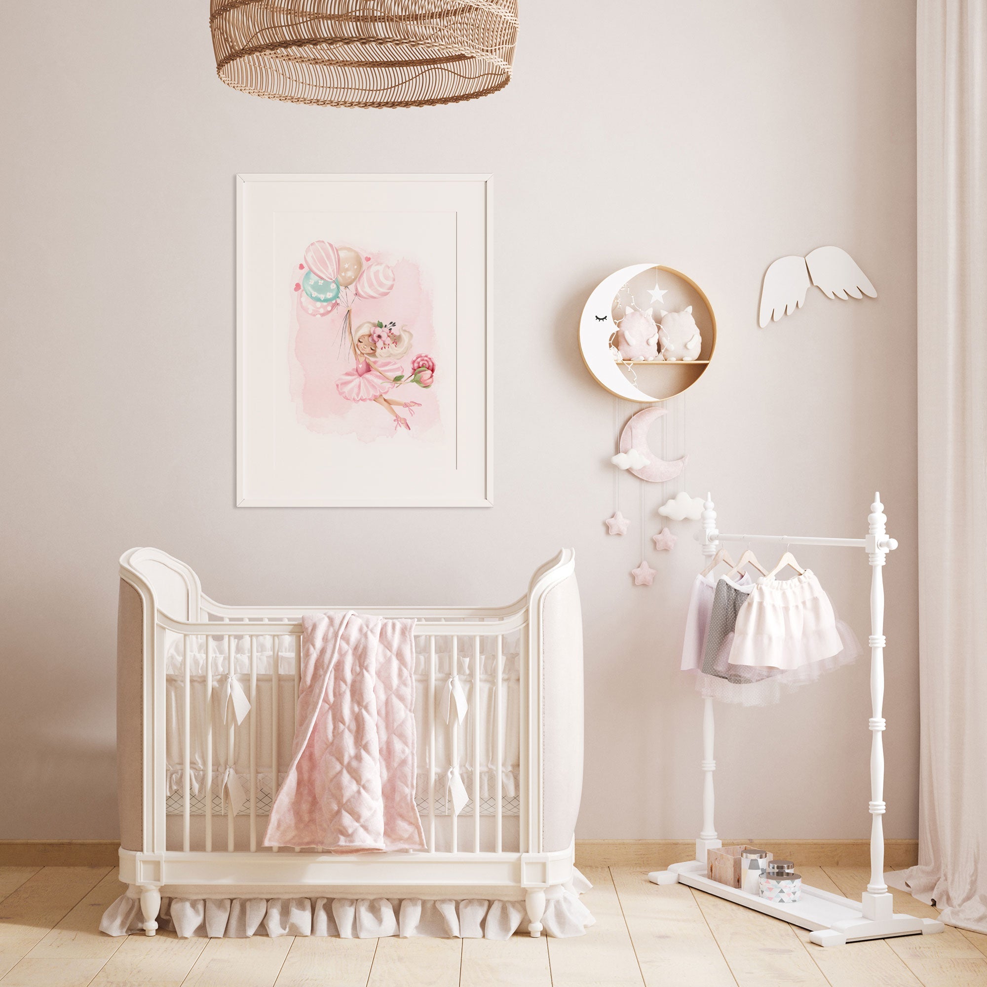 Floating Ballerina Print