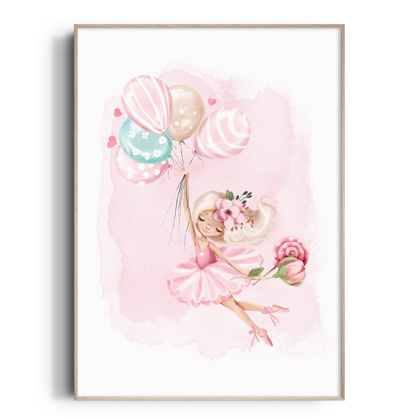 Floating Ballerina Print