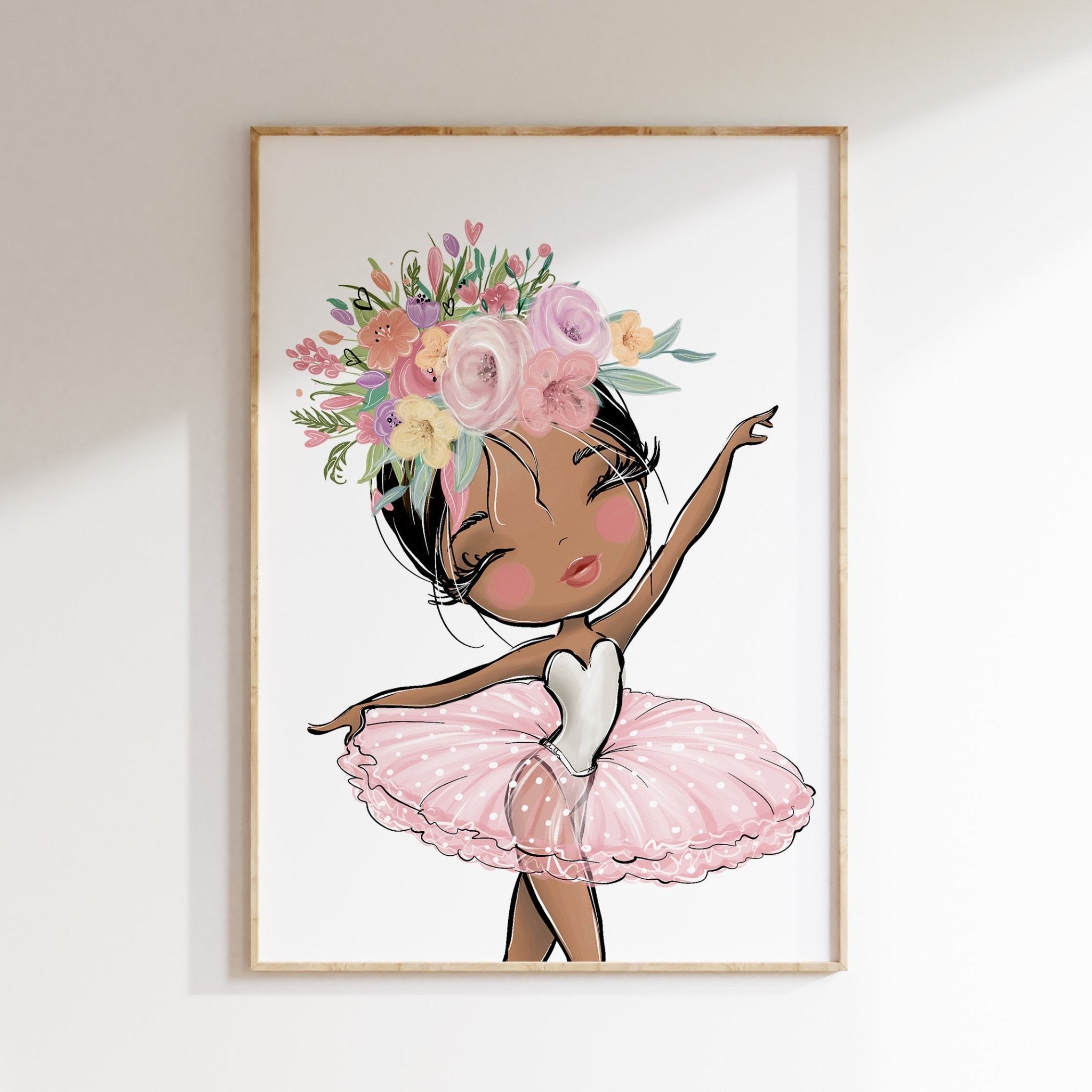 Floral Ballerina Print