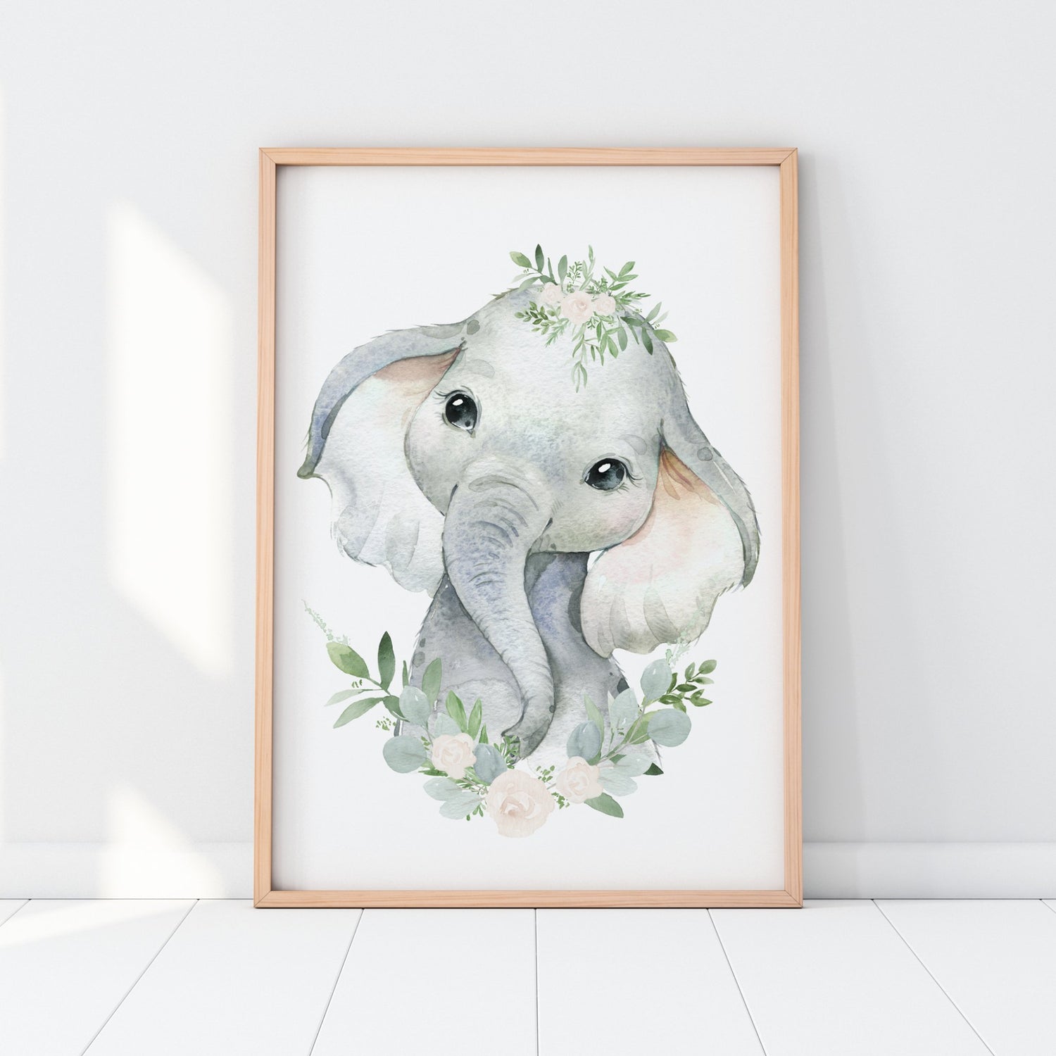 Floral Lion, Elephant & Zebra Prints