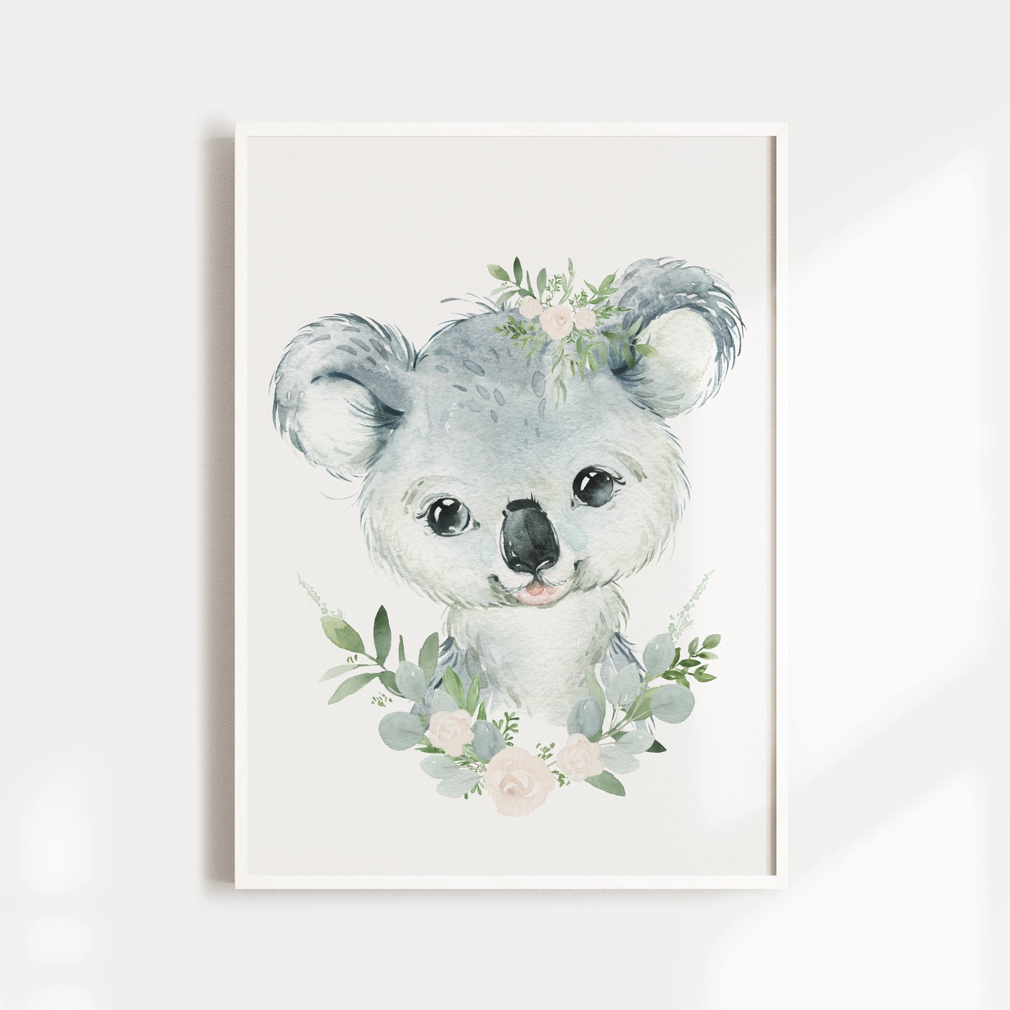 Floral Wombat, Koala & Kangaroo Prints
