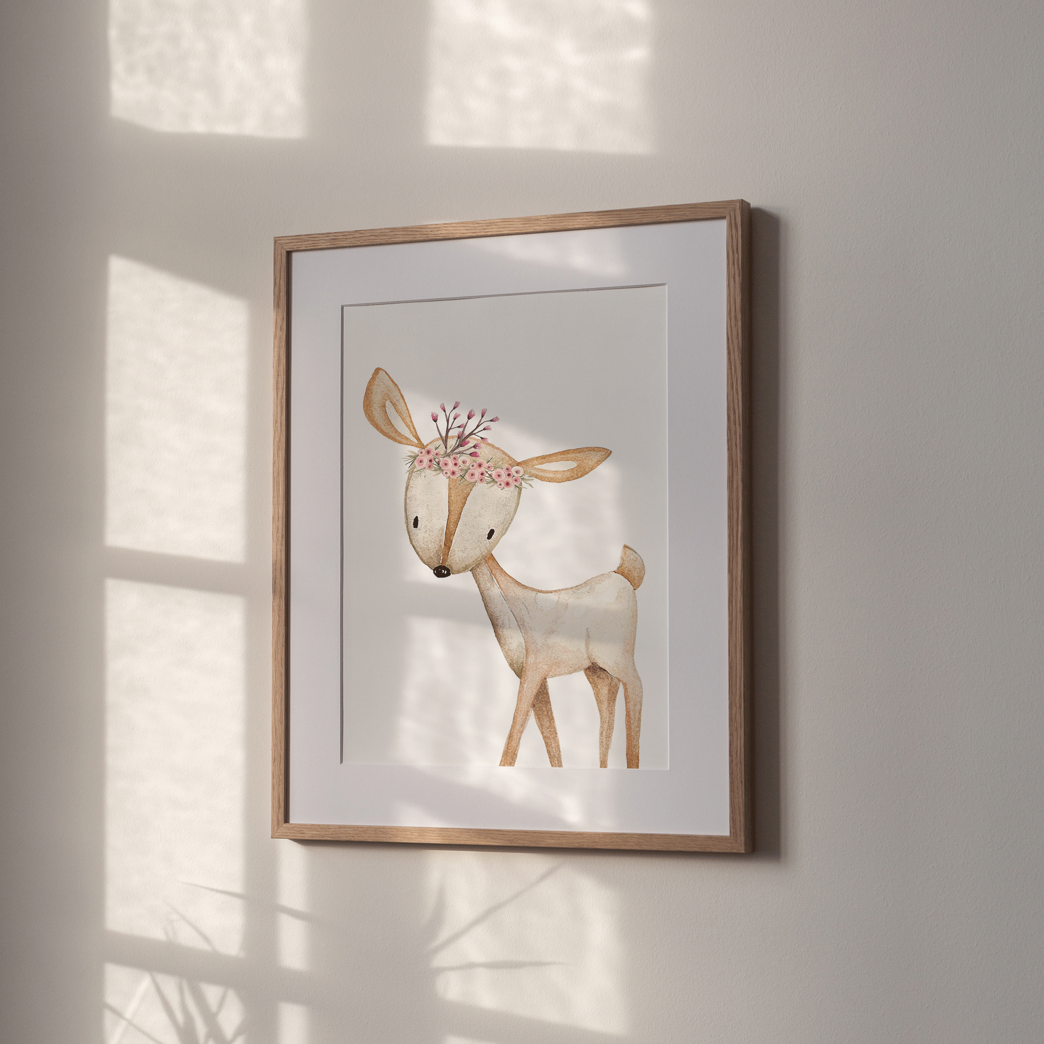Woodland Deer Print