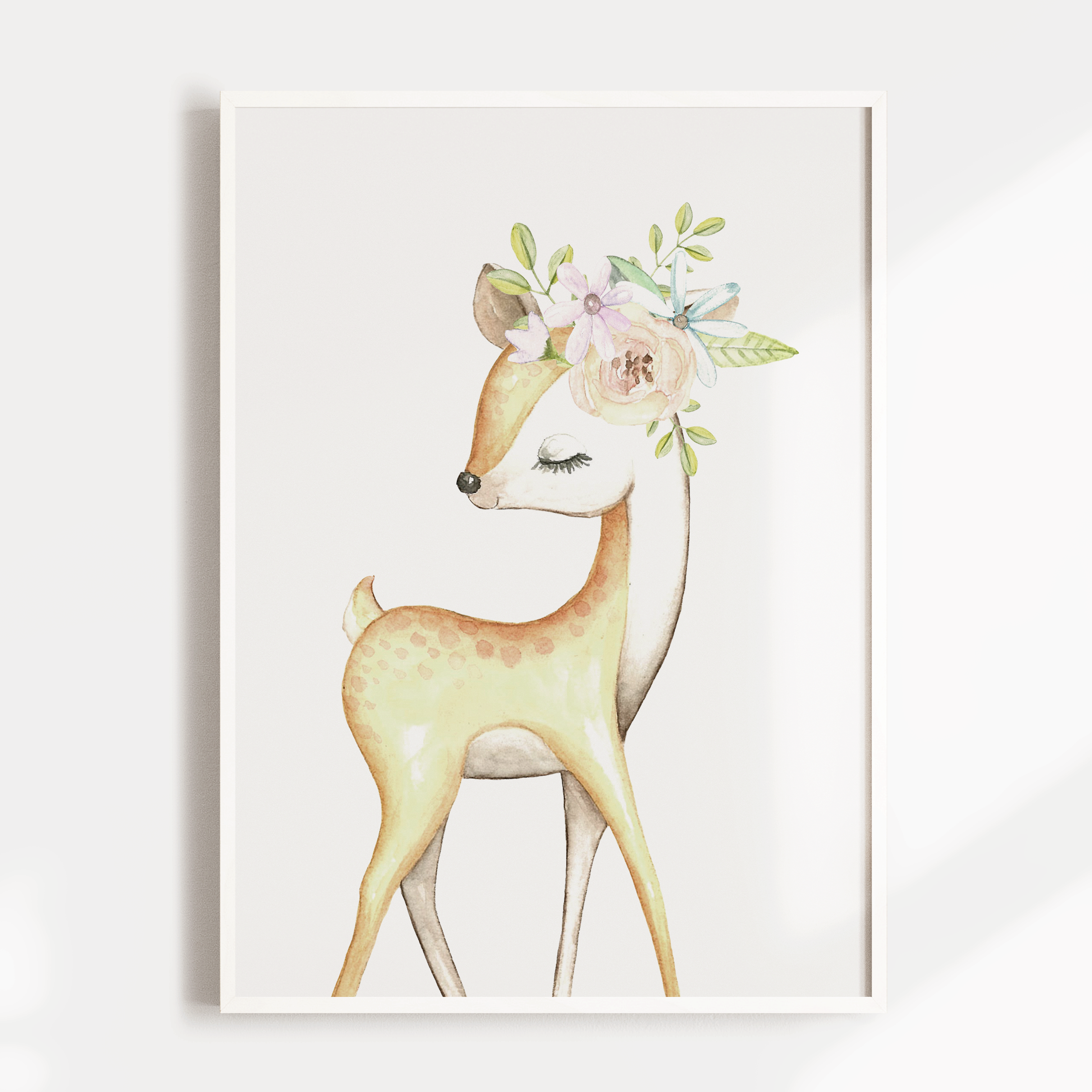 Woodland Deer Print
