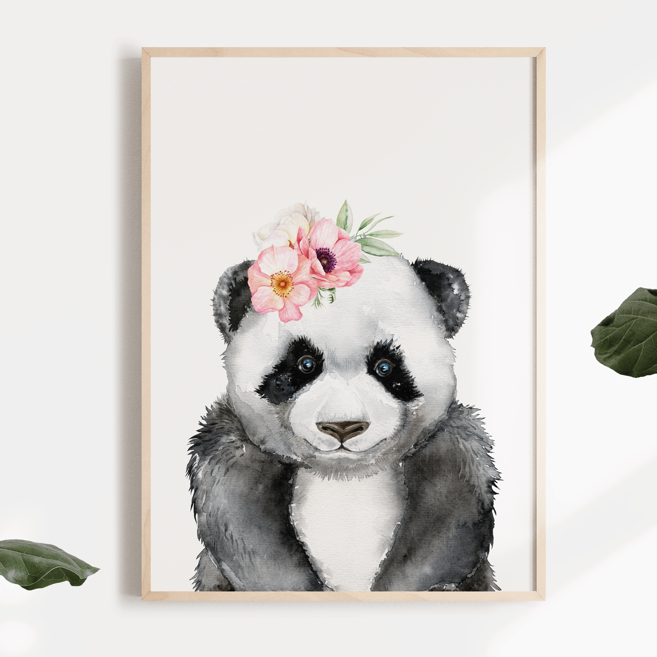 Panda, Elephant & Giraffe Prints