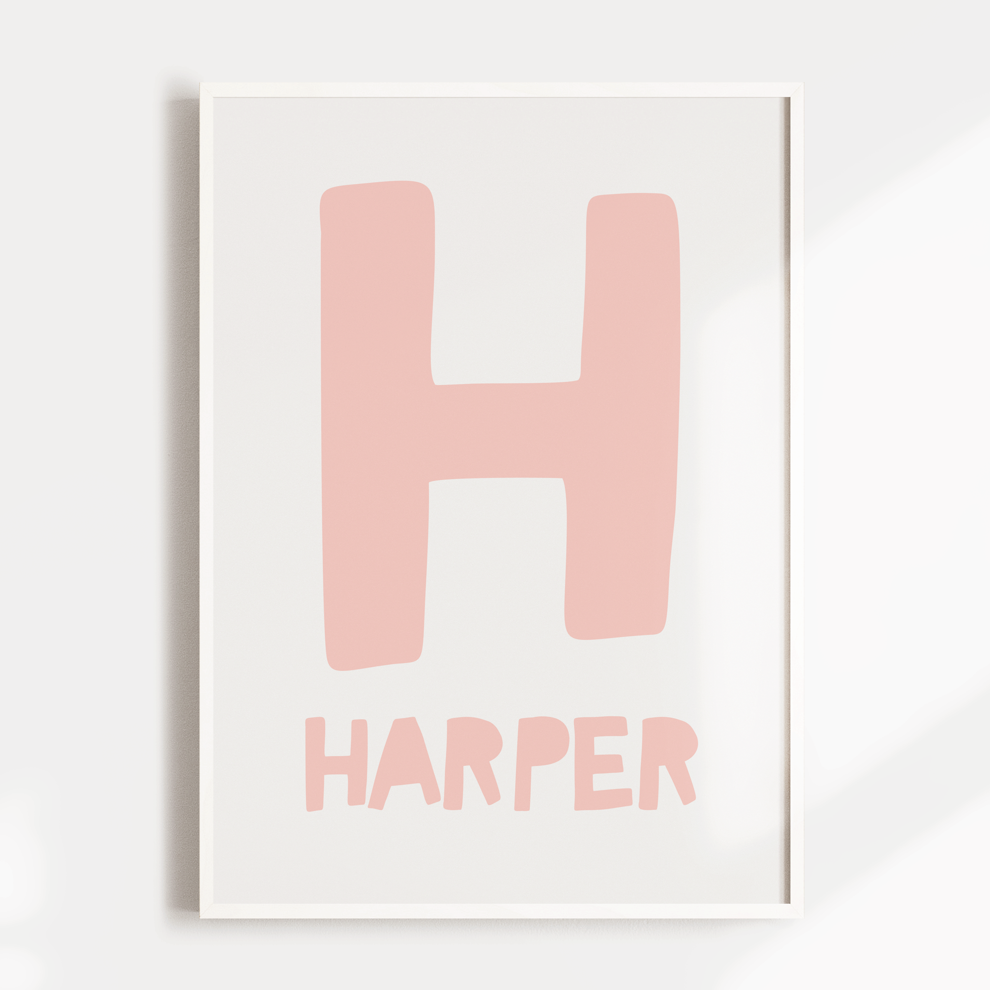 Letter & Name Print