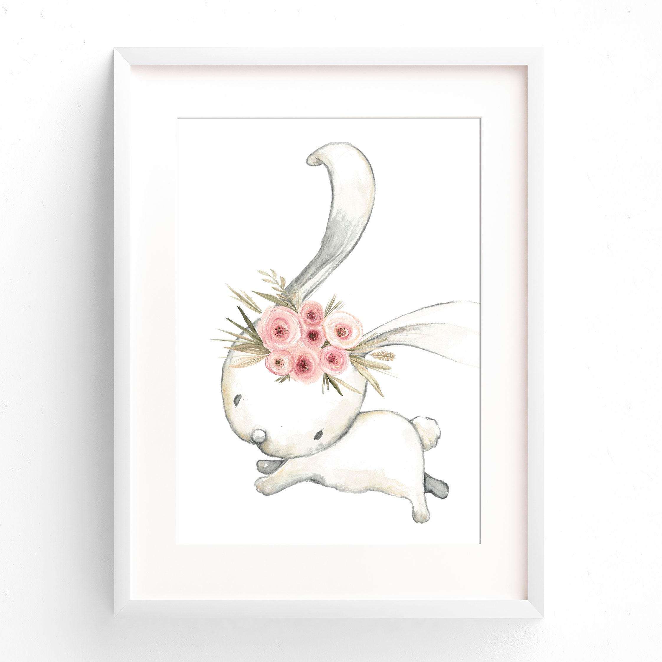 Woodland Floral Bunnies & Quote Prints