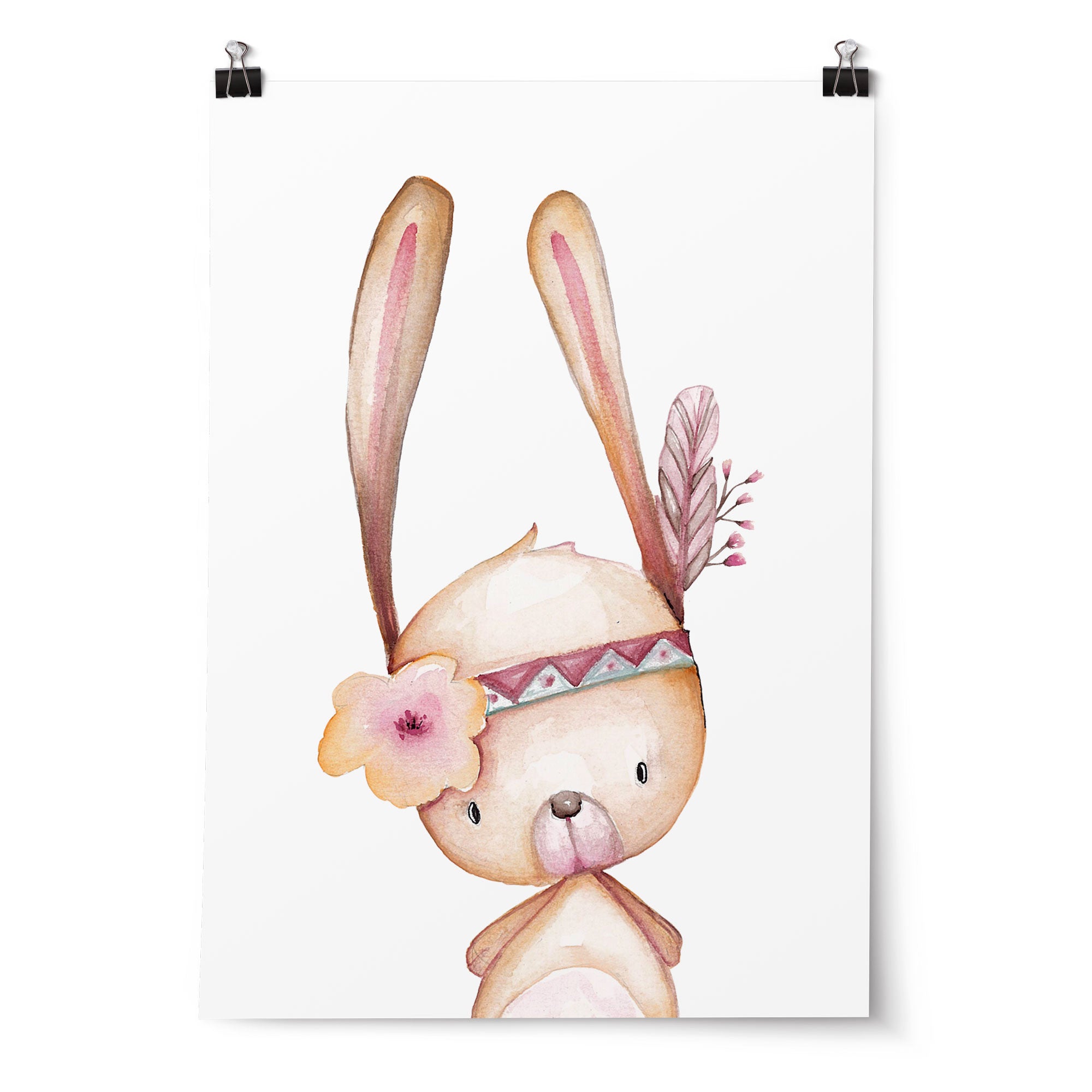 Woodland Bunny, Fox & Birth Prints