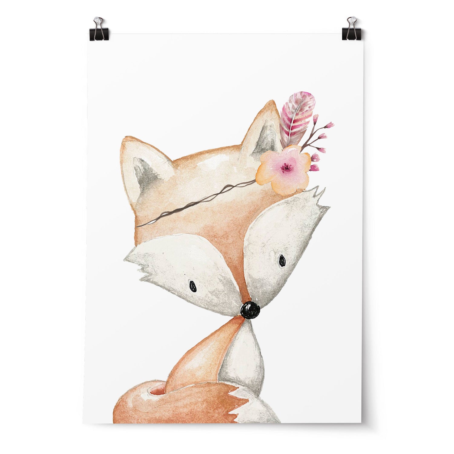 Woodland Fox, Deer & Birth Prints