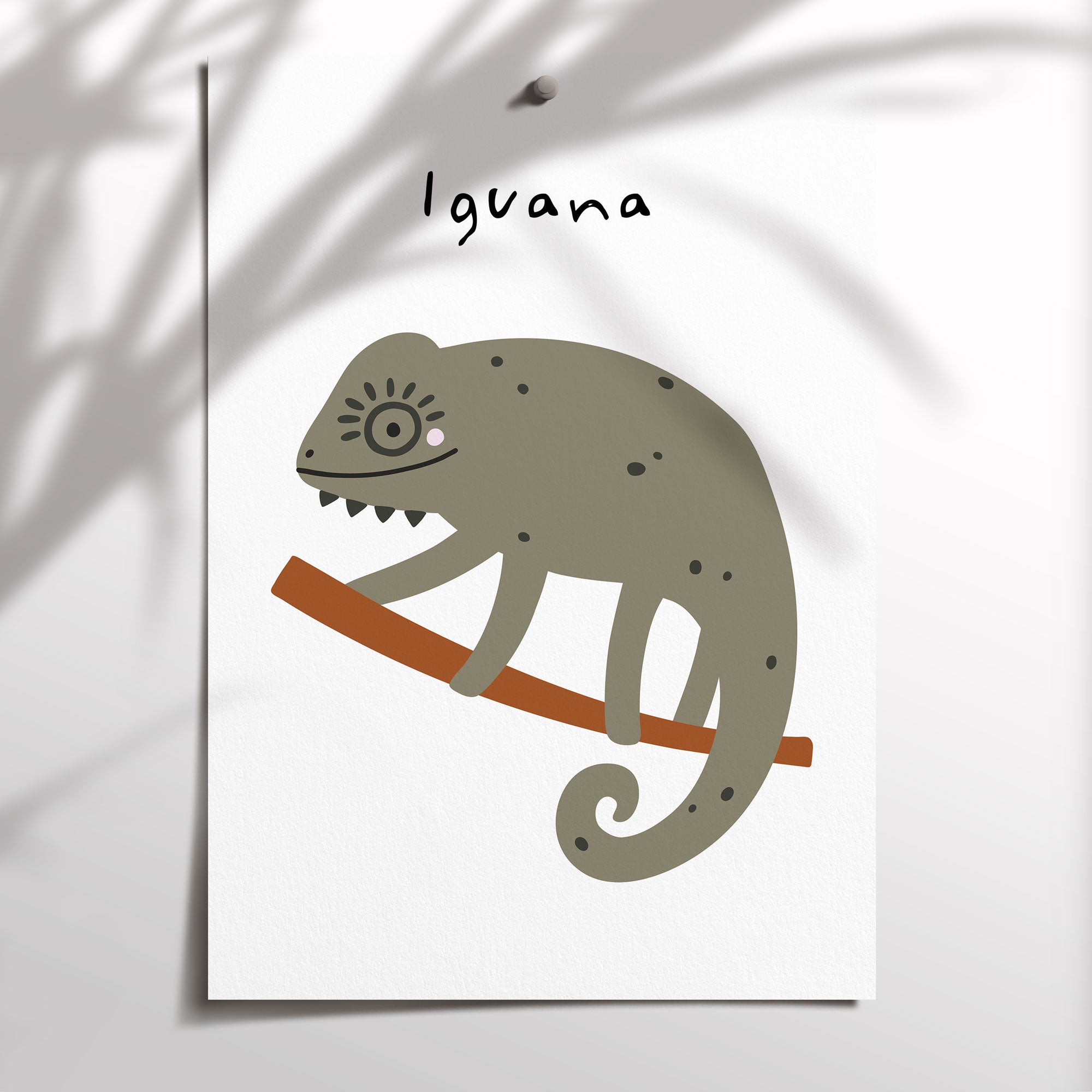 Iguana Print