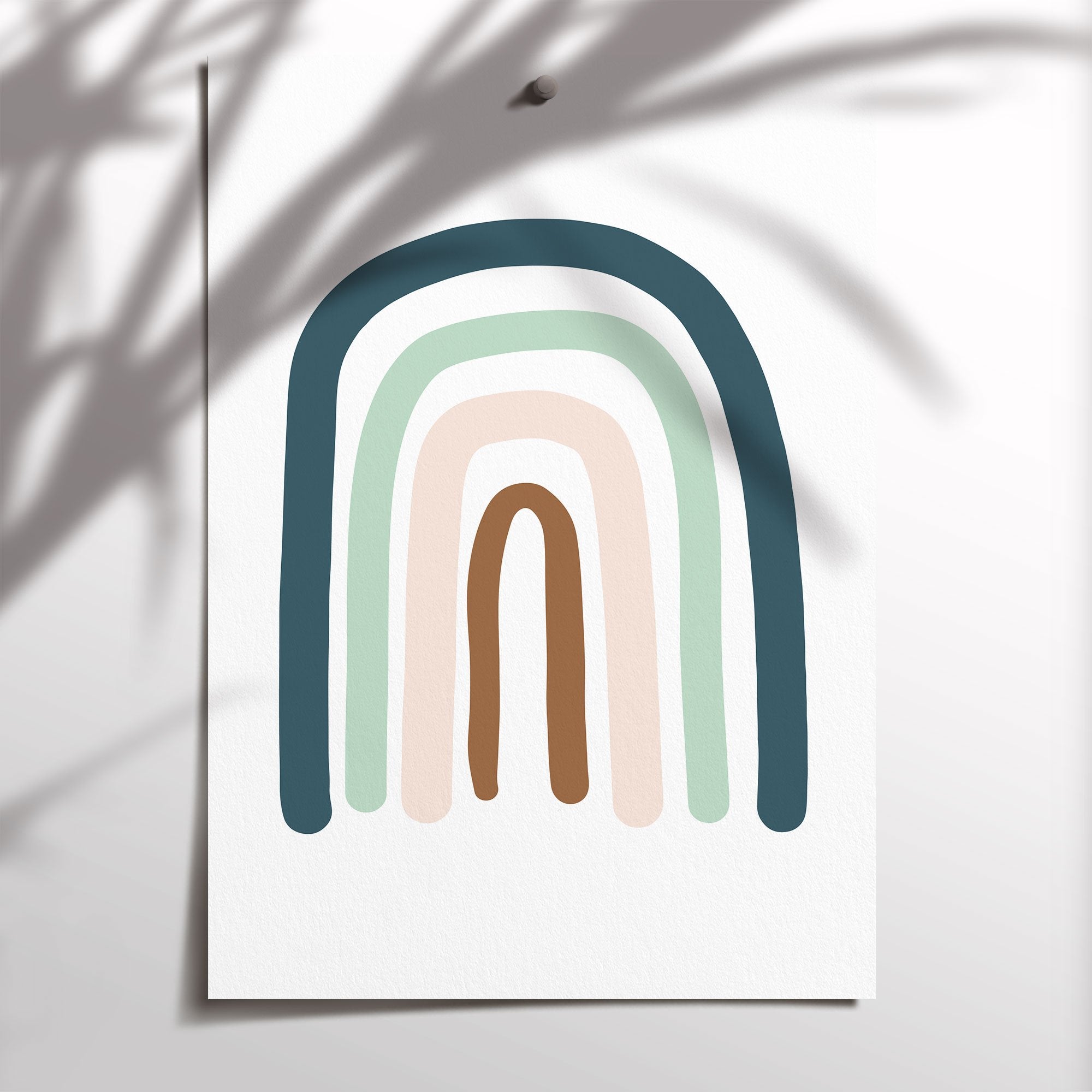 Jungle Animals, Name & Rainbow Prints