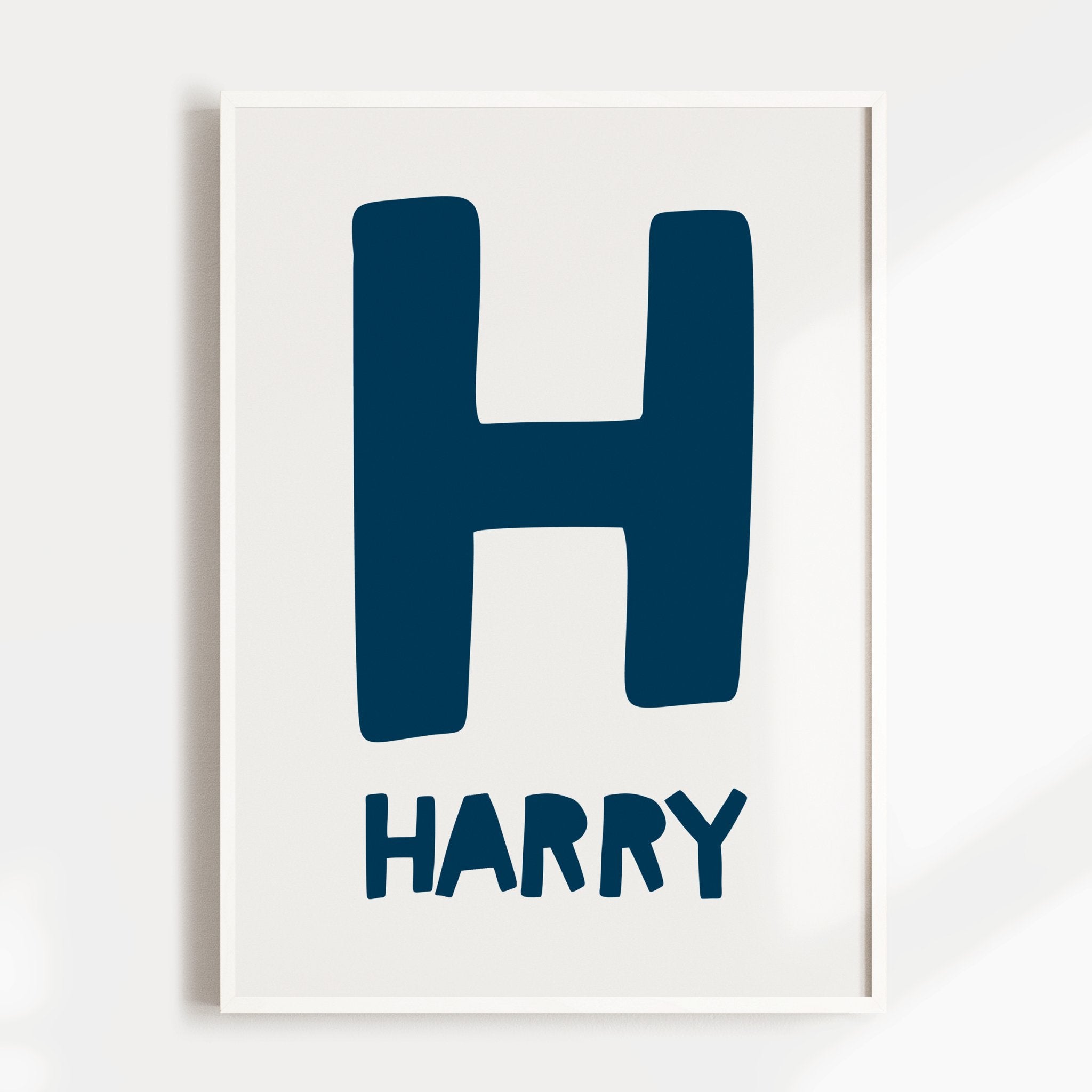 Letter & Name Print