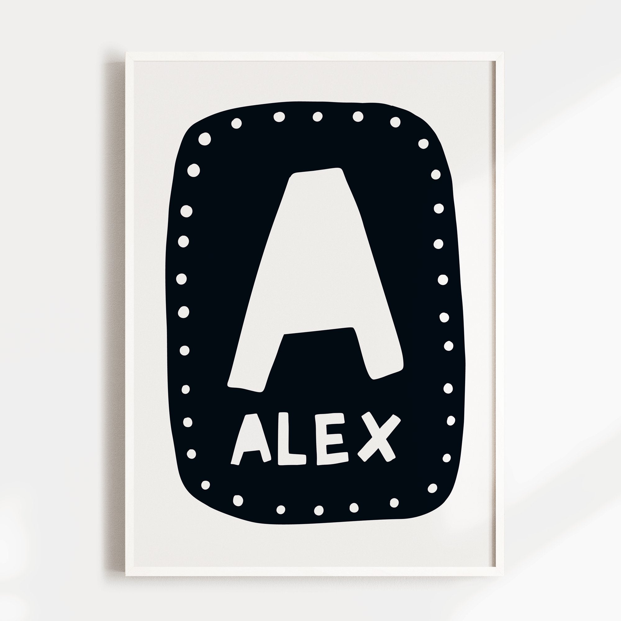 Letter & Name Print