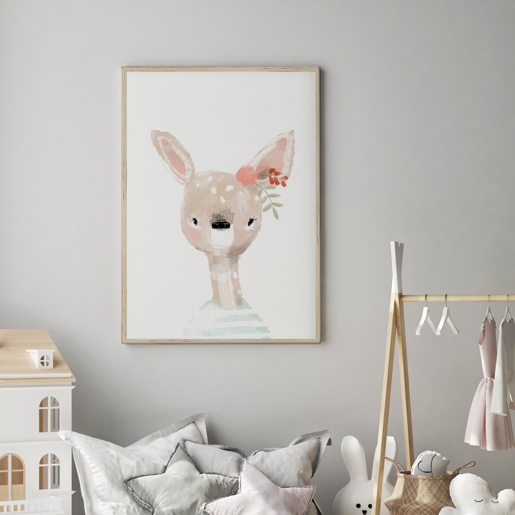 Little Miss Deer Print