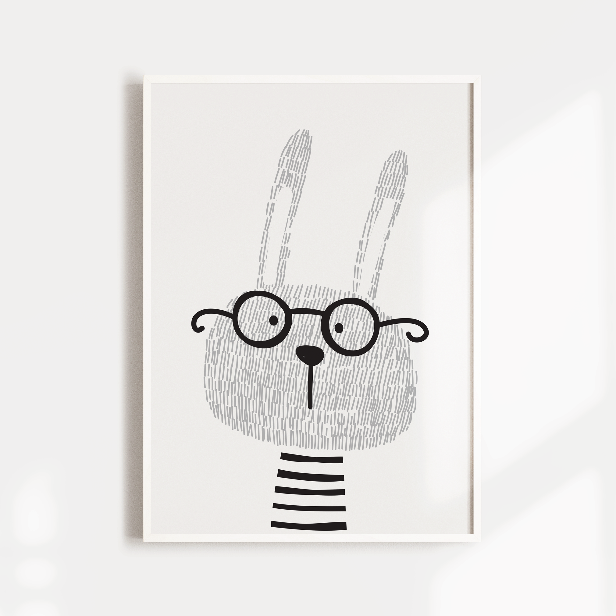 Scandi Lion, Bunny & Name Prints