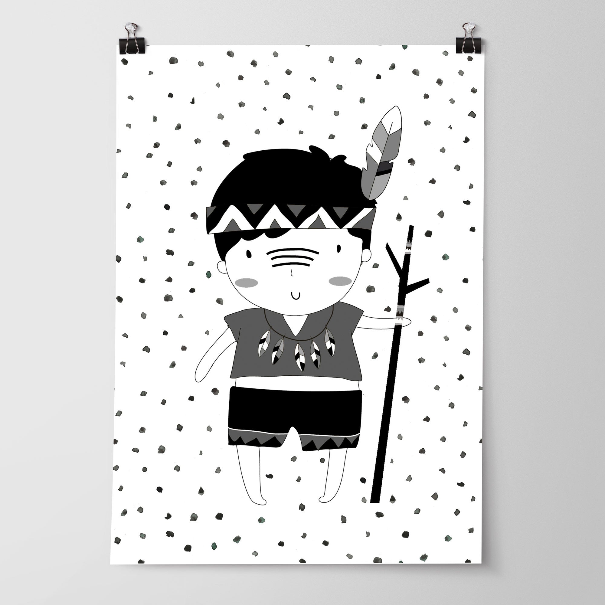 Tribal Boy Print
