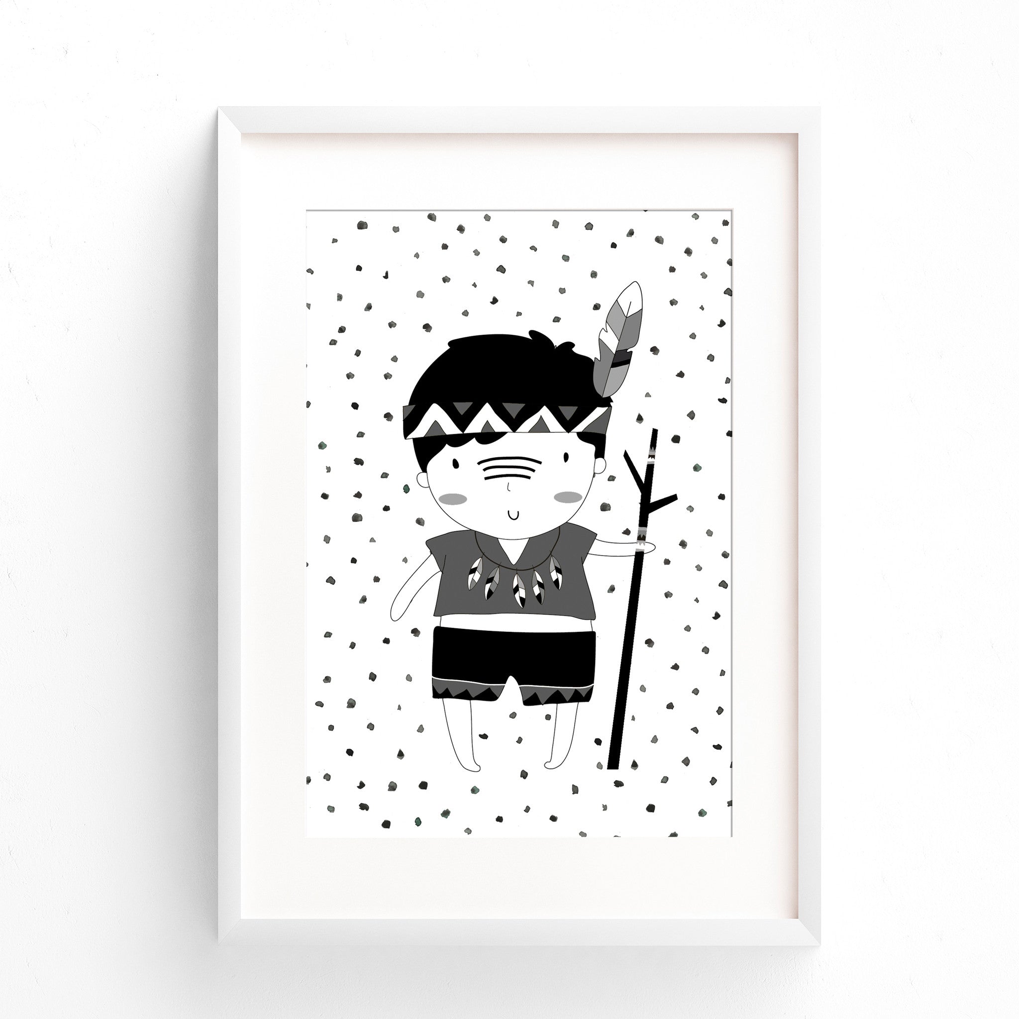 Tribal Boy Print