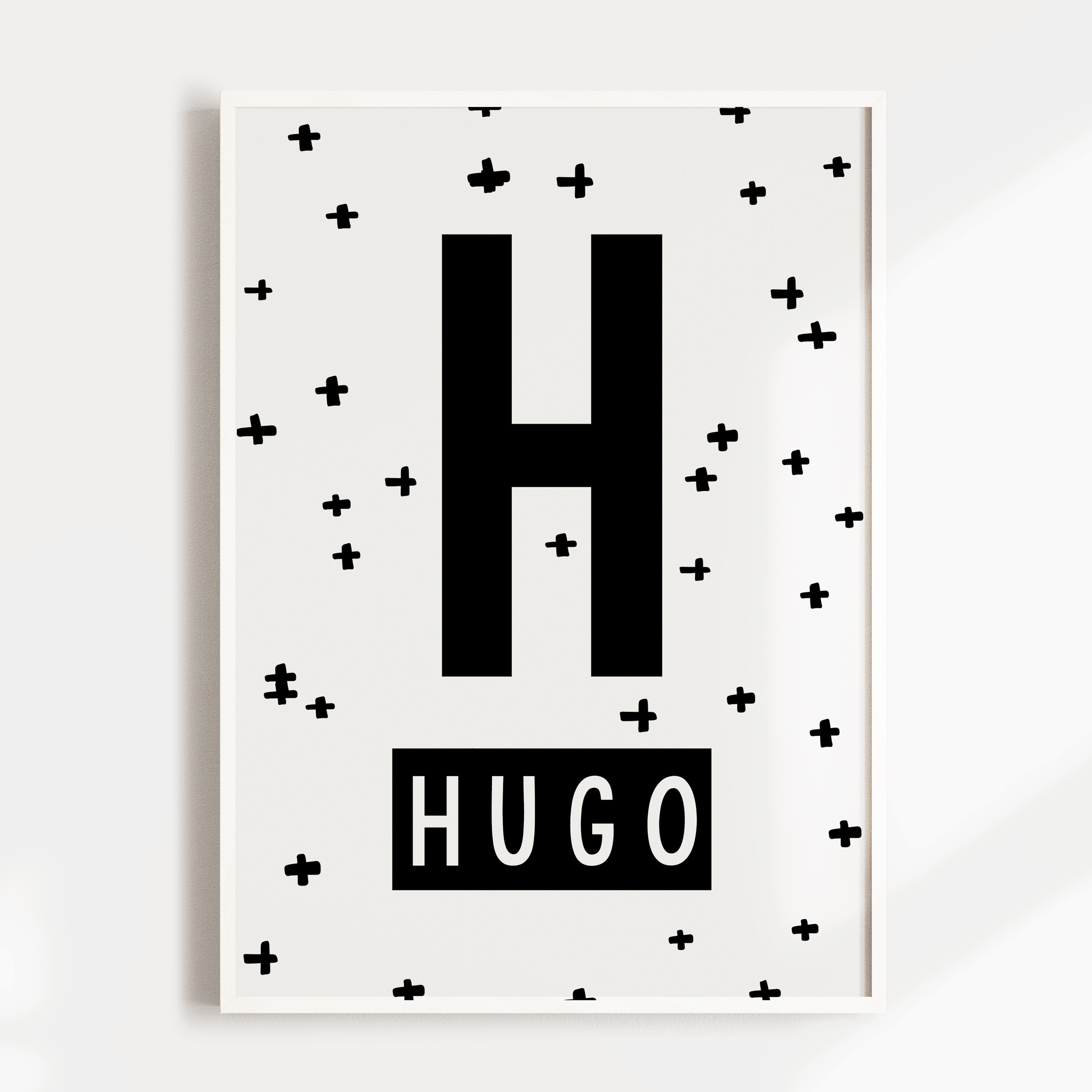 Swiss Cross Name Print