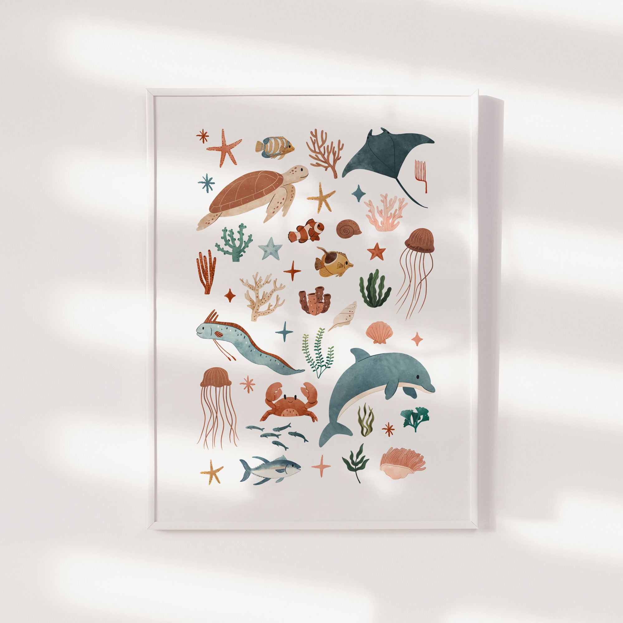 Ocean Animals Print