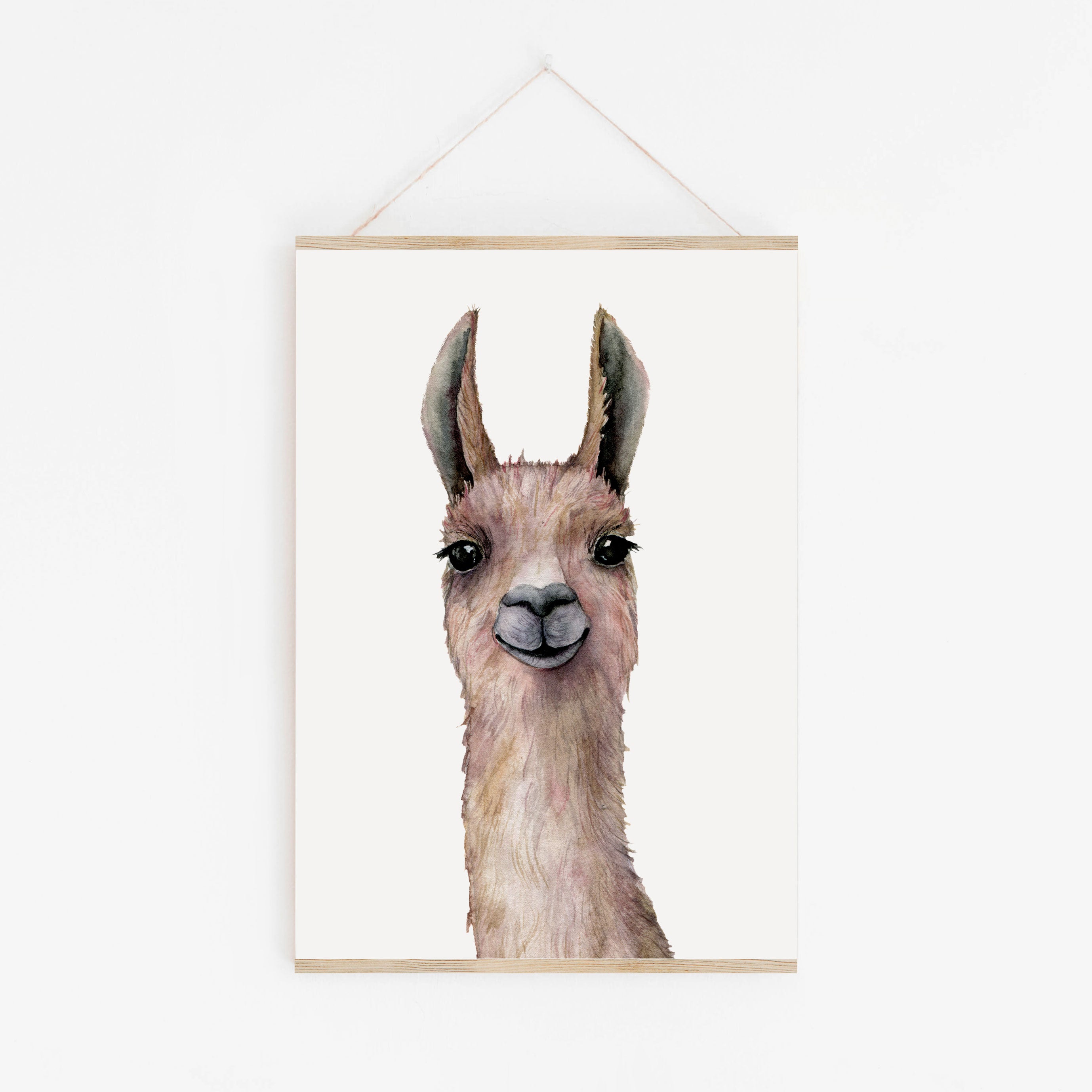 Llama Nursery Wall Art Print
